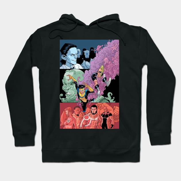 invincible poster Hoodie by super villain